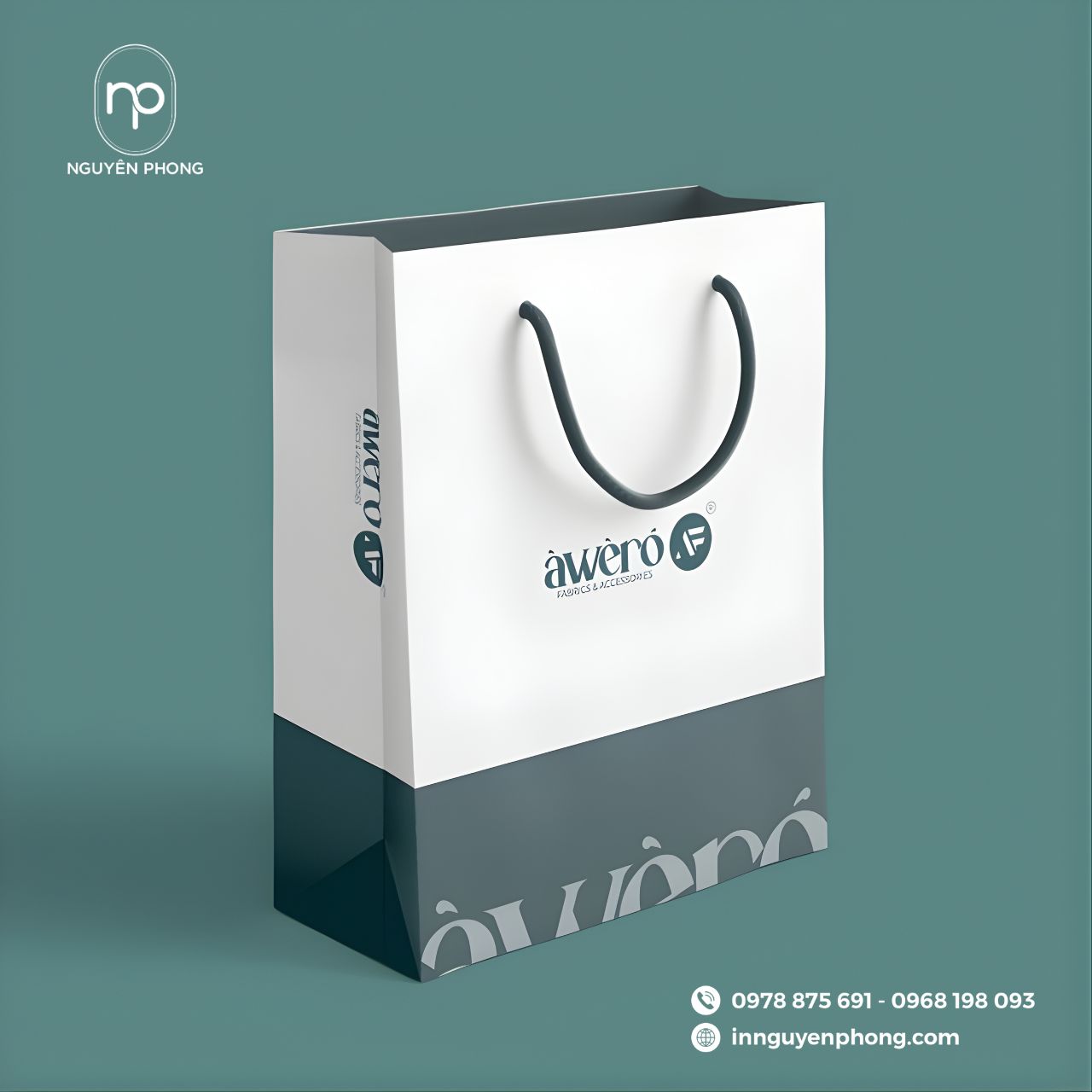 Mẫu túi giấy dành cho công ty du học, giáo dục